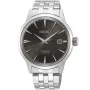 Seiko Presage SRPE17J1 klokke med Svart urskive og en urkasse med 41 mm i diameter og en Lenke i Sølv