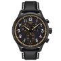 Tissot Chrono XL Vintage T1166173605202 klokke med Svart urskive og en urkasse med 45 mm i diameter og en Skinnreim i Svart
