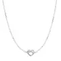 Jane Kønig Tied Heart Necklace Halskjede Sølv THN-AW25-S