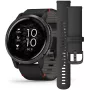 Garmin Venu 2 010-02430-21 klokke med  urskive og en urkasse med 45 mm i diameter og en Skinnreim i Svart