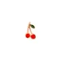 STINE A Jewelry Petit Cherry Øredobbe Single Gullforgylt sølv 1162-02-S