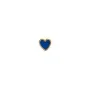STINE A Jewelry Petit Love Heart Øredobbe Single Gullforgylt sølv 1181-02-Cobalt Blue