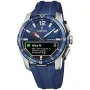Festina Connected D F23000/1 klokke med Blå urskive og en urkasse med 44 mm i diameter og en Gummireim i Blå