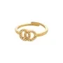 Pilgrim LULU halos stack Ring Forgylt messing 632532034