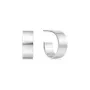 Ania Haie Flat Medium Hoop Øredobber Sølv E062-04H