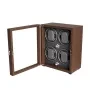 Mulhouse Watch Winder 4 klokker Brun Tre KXD0712