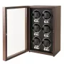 Mulhouse Watch Winder 6 klokker Brun Tre KXD0717