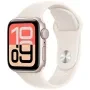 Apple Watch SE 3 GPS 40mm Starlight Aluminium Sport Band M/L MEH54