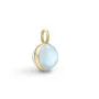 Julie Sandlau Prime Pendant Milky Aqua Anheng 22 kt. Gullforgylt sølv PD19GDMLAQCR