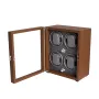 Mulhouse Watch Winder 4 klokker Brun Tre KXD0712