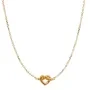 Jane Kønig Tied Heart Necklace Halskjede 18 kt. Gullforgylt sølv THN-AW25-G