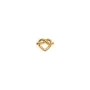 Jane Kønig Tied Heart Stud Øredobbe Single 18 kt. Gullforgylt sølv THS-AW25-G