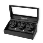 Dissing Watch Winder 6 klokker Svart Kunstskinn 0000268
