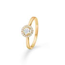 Diamond Dream Rosette Ring Gull 0,34 ct. 01-541010