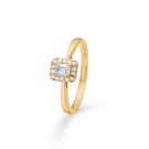 Diamond Dream Baguette Ring Gull 0,30 ct. 01-541020