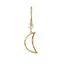 STINE A Jewelry Bella Moon Øredobbe Single Gullforgylt sølv 1282-02-S