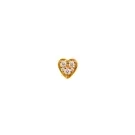 STINE A Jewelry Petit J'adore Øredobbe Single Gullforgylt sølv 1405-02-S