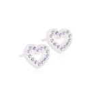 Blomdahl Brilliance Heart Øredobber Plast 15-01121-26