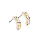 Blomdahl Brilliance Curved Øredobber Titanium 15-13146-01