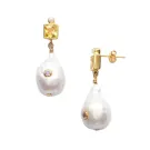 ANNI LU Baroque Bling Øredobber Forgylt messing 180-02-38