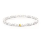 Gaura Natural Pearls Pearl Armbånd Gullforgylt sølv 252-29B