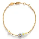 ANNI LU Bluebell Bloom Armbånd Forgylt messing 261-10-05