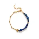 ANNI LU Deep Blue Armbånd Forgylt messing 261-10-11