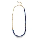 ANNI LU Deep Blue Halskjede Forgylt messing 261-20-40