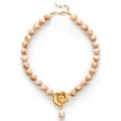 ANNI LU Jetset Gems Halskjede Forgylt messing 261-20-45