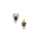 ANNI LU Glazed Donut Øredobber Forgylt messing 261-30-74