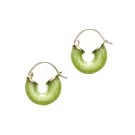 ANNI LU Gren Oasis Petit Swell Øredobber Forgylt messing 222-30-38