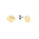 Calvin Klein MOLTEN PEBBLE Øredobber Gullforgylt Rustfritt Stål 35000117