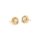 Calvin Klein Twisted Bezel Solitaire Øredobber Rustfritt Stål 35000772