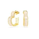 Swarovski Matrix Hoop Øredobber Metall forgylt 5693512
