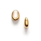 ANNI LU Golden Curve Øredobber Forgylt messing 261-30-67