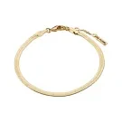 Pilgrim JOANNA Flat Snake Armbånd Gullforgylt Rustfritt Stål 632212002