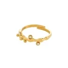 Pilgrim LULU magisk stack Ring Forgylt messing 632532064
