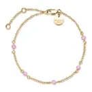 Rosefield 5 Stone Bracelet Armbånd Gullforgylt Rustfritt Stål JBPSG-J813