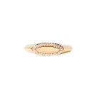 PDPAOLA Lace Stamp Ring Gullforgylt sølv AN01-629