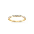 Alier Studio Astra Diamond Half Eternity Ring Gull 0,32 ct. AS001