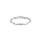 Alier Studio Astra Diamond Half Eternity Ring Hvittgull 0,32 ct. AS002