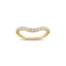 Alier Studio Elara Diamond Twist Ring Gull 0,391 ct. AS003