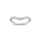 Alier Studio Elara Diamond Twist Ring Hvittgull 0,391 ct. AS004