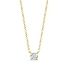 Alier Studio Aura Diamond Solitaire Halskjede Gull 0,25 ct. AS005