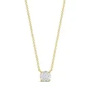 Alier Studio Aura Diamond Solitaire Halskjede Gull 0,50 ct. AS006