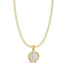 Alier Studio Elise Diamond Solitaire Halskjede Gull 0,25 ct. AS007