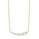 Alier Studio Ava Diamond Cluster Halskjede Gull 0,33 ct. AS010