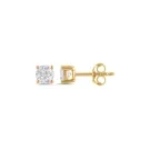 Alier Studio Aura Diamond Studs Øredobber Gull 0,50 ct. AS013