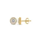 Alier Studio Sol Diamond Studs Øredobber Gull 1,04 ct. AS017