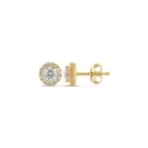 Alier Studio Sol Diamond Studs Øredobber Gull 0,72 ct. AS018